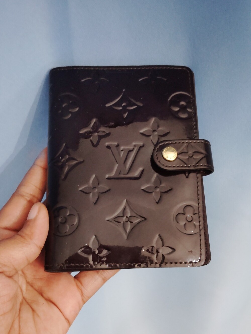 Louis Vuitton Amarante Vernis Monogram Compact Agenda!! COA Included π― - Picture 1 of 15